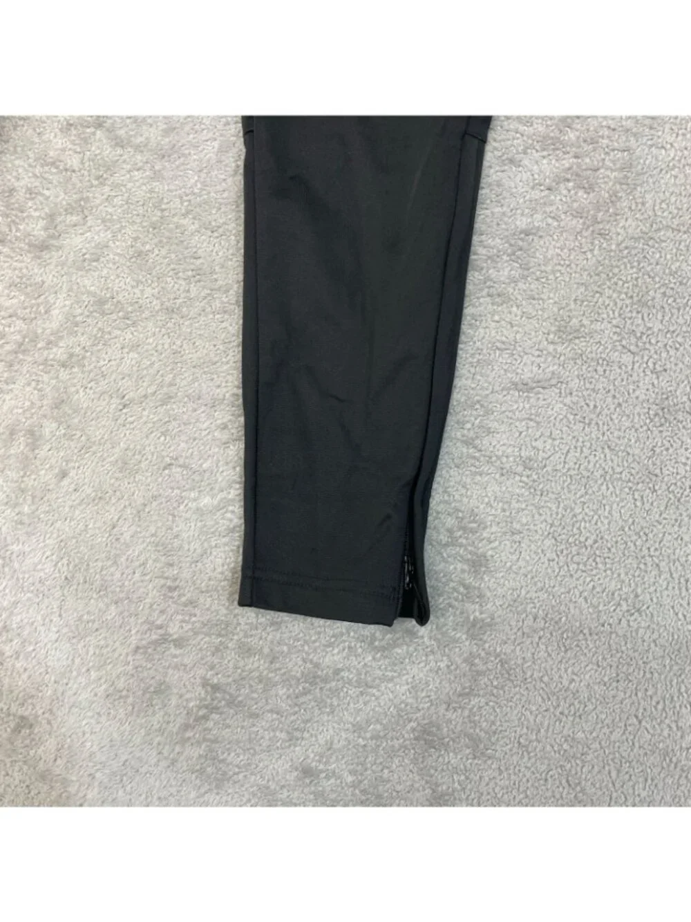 NWOT Adidas Tricot Men's S Black Track Pants Ankle Zip